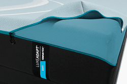 Unzipped complete cover of LuxeAdapt Mattress