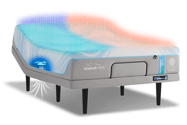 ActiveBreeze with blue and red outline and fan