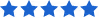 Five blue stars